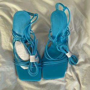 ASOS blue heels